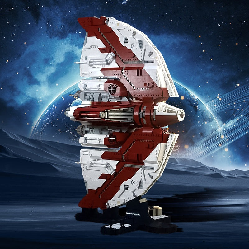 UCS-Style Galactic Shuttle Transport Ship Building Kit | LEGO-Compatible MOC - 2