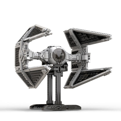 UCS-Style Twin Wing Interceptor Starfighter Building Kit | LEGO-Compatible MOC - 4
