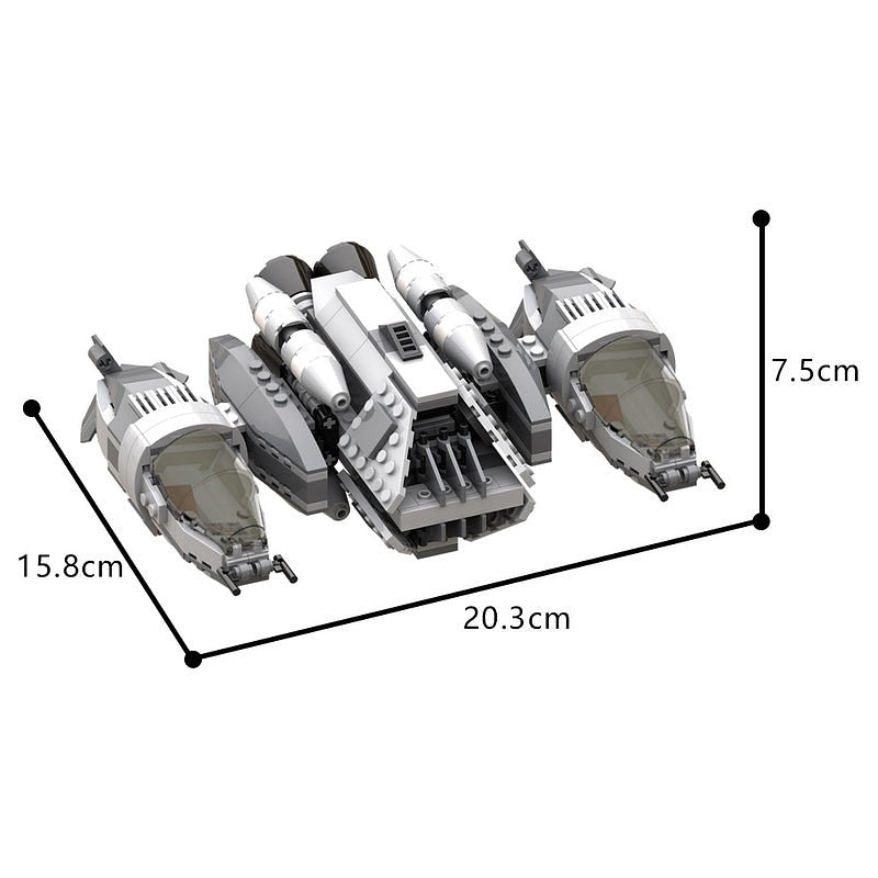Ugly Class Galactic Starfighter MOC Spacecraft Building Kit - 7