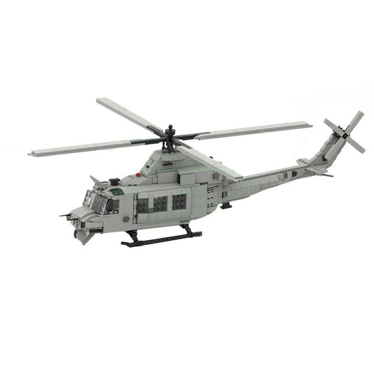 UH-1Y Venom Helicopter MOC Building Kit | 1:35 Scale Aircraft Model - 1