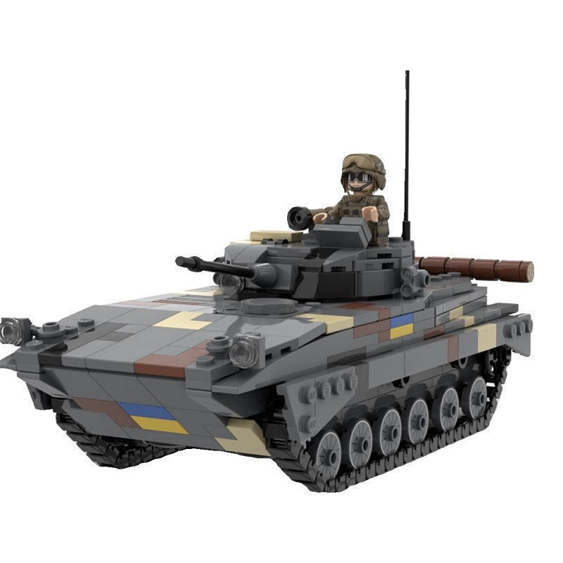 Ukrainian BMP-2 Infantry Fighting Vehicle MOC Building Kit | Armored IFV - 1