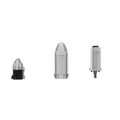 Ultimate Falcon 9 MOC Rocket Building Kit | 1:110 Space Model - 5