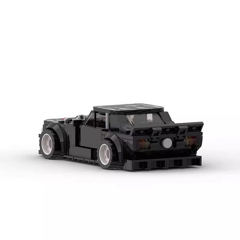 Ultimate V8 Drift Muscle Car MOC Building Kit | 8-Wide Vehicle Model - 2