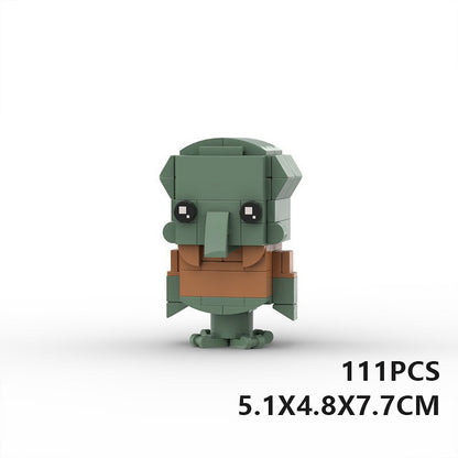 Undersea Cartoon BrickHeadz Character  Building Kit | LEGO-Compatible MOC - 21