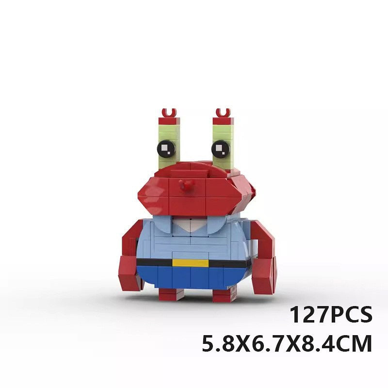 Undersea Cartoon BrickHeadz Character  Building Kit | LEGO-Compatible MOC - 23