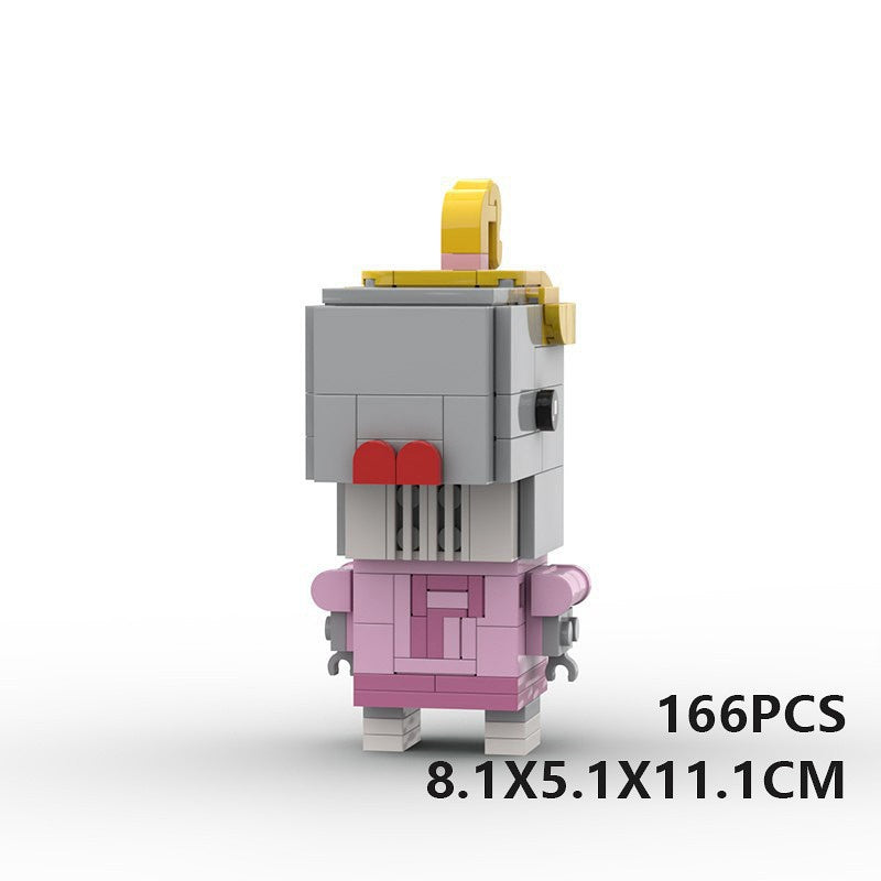 Undersea Cartoon BrickHeadz Character  Building Kit | LEGO-Compatible MOC - 25