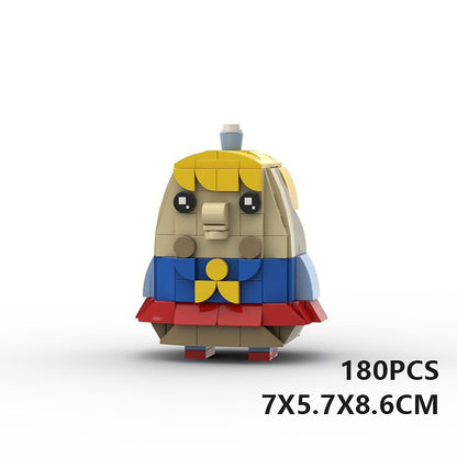 Undersea Cartoon BrickHeadz Character  Building Kit | LEGO-Compatible MOC - 33
