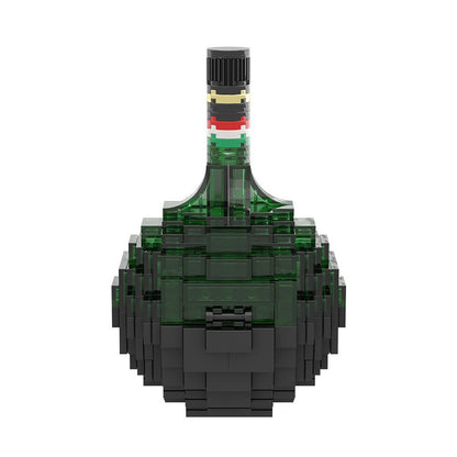 Unicum Bottle MOC Building Kit | Vintage Beverage Display Art Model - 6