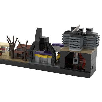 Upside Down World Skyline Building Kit | Compatible MOC - 2