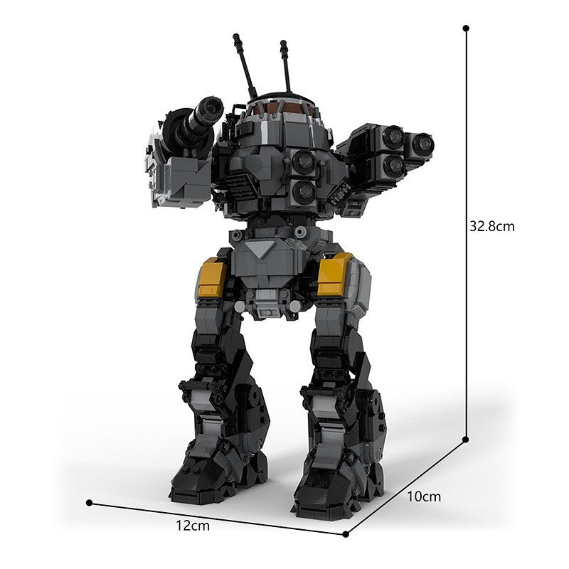 Urban Assault Mecha K9 Walking Robot Building Kit | Compatible MOC - 4
