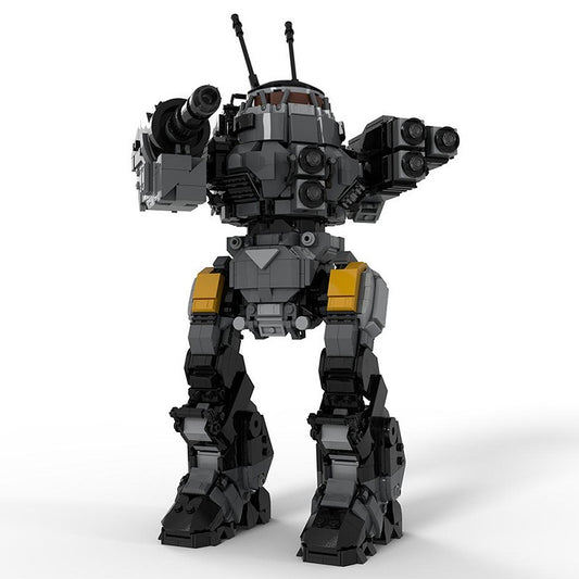 Urban Assault Mecha K9 Walking Robot Building Kit | LEGO-Compatible MOC - 1