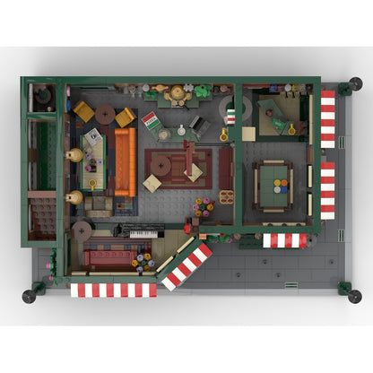 Urban Café & Apartment Modular MOC Building Kit - 5