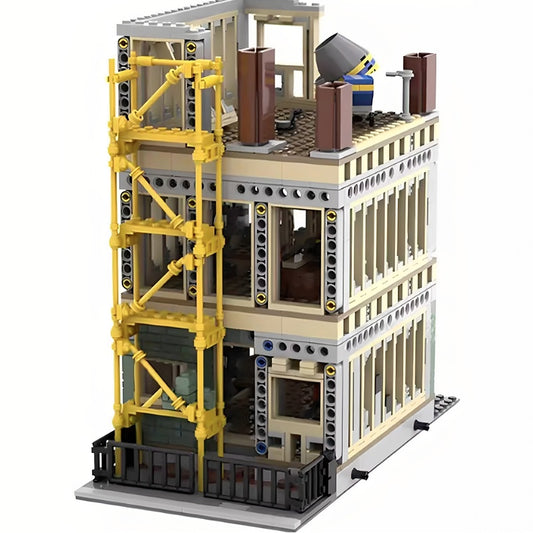 Urban Construction Site MOC Modular Building Kit - 1