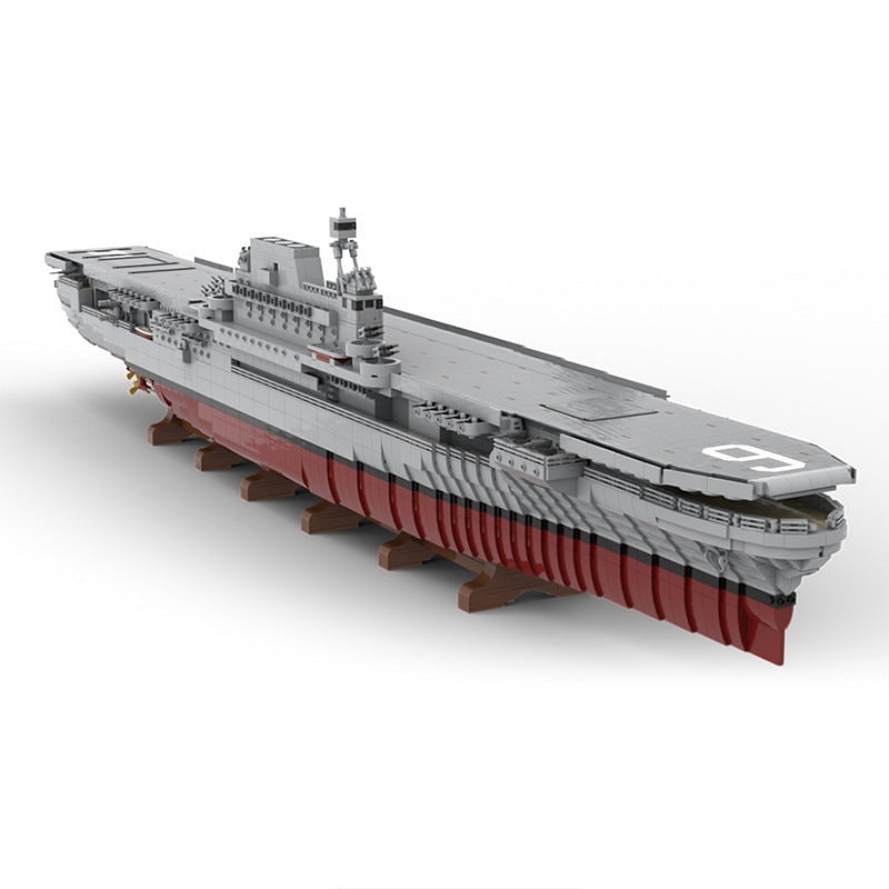 USS Enterprise CV-6 MOC Building Kit | Historic Aircraft Carrier Model - 2