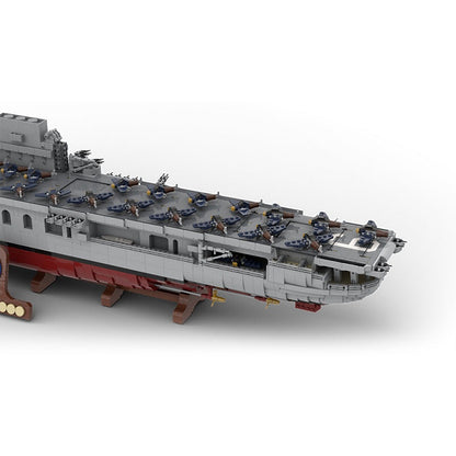 USS Enterprise CV-6 MOC Building Kit | Historic Aircraft Carrier Model - 3