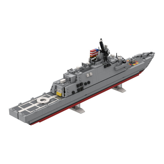 USS Freedom LCS-1 Building Kit | LEGO-Compatible MOC - 1