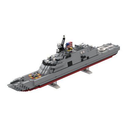 USS Freedom LCS-1 MOC Building Kit | Modern Warship Vessel Model - 4