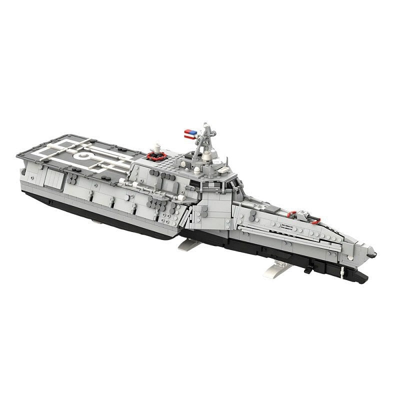 USS Independence LCS Warship MOC Building Kit | Modern Naval Vessel - 1