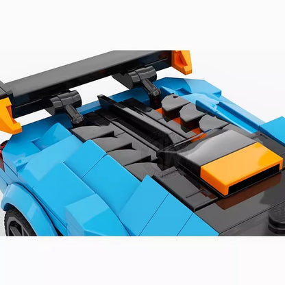 V10 Track Supercar MOC Building Kit | Aerodynamic Hypercar Vehicle Model - 4