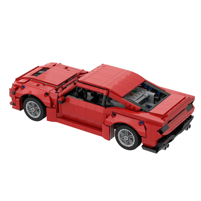 V8 Muscle Car GT Building Kit | LEGO-Compatible MOC - 6