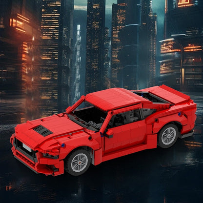 V8 Muscle Car GT MOC Building Kit | Performance Vehicle Model - 3