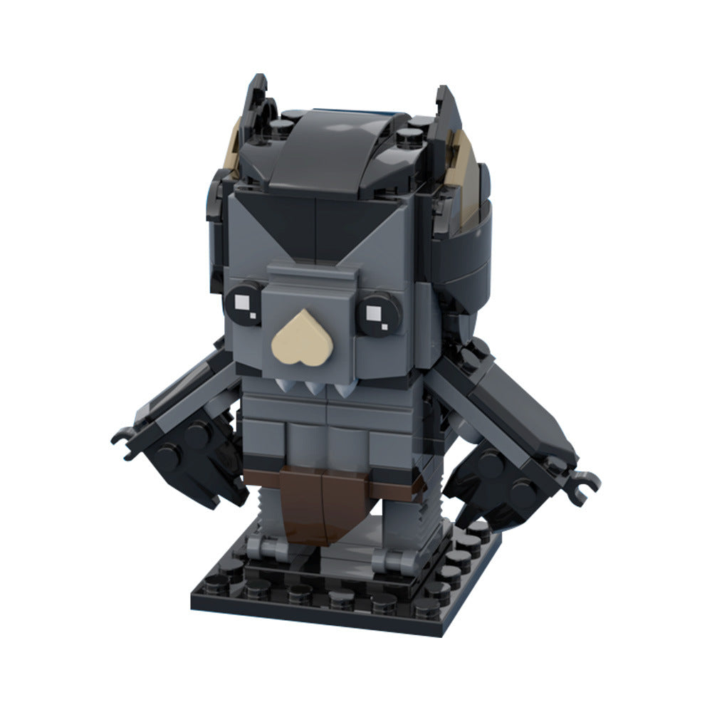 Vampire Bat Brickheadz Building Kit | LEGO-Compatible MOC - 1