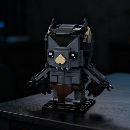 Vampire Bat Brickheadz Building Kit | LEGO-Compatible MOC - 3