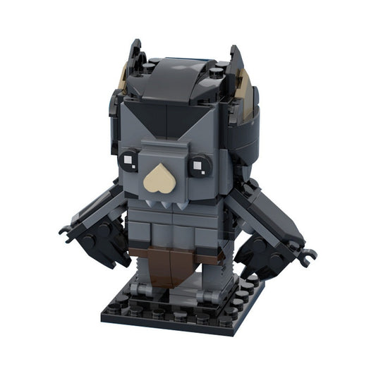 Vampire Bat Cube Character MOC Building Kit | Fantasy Creature Model - 1