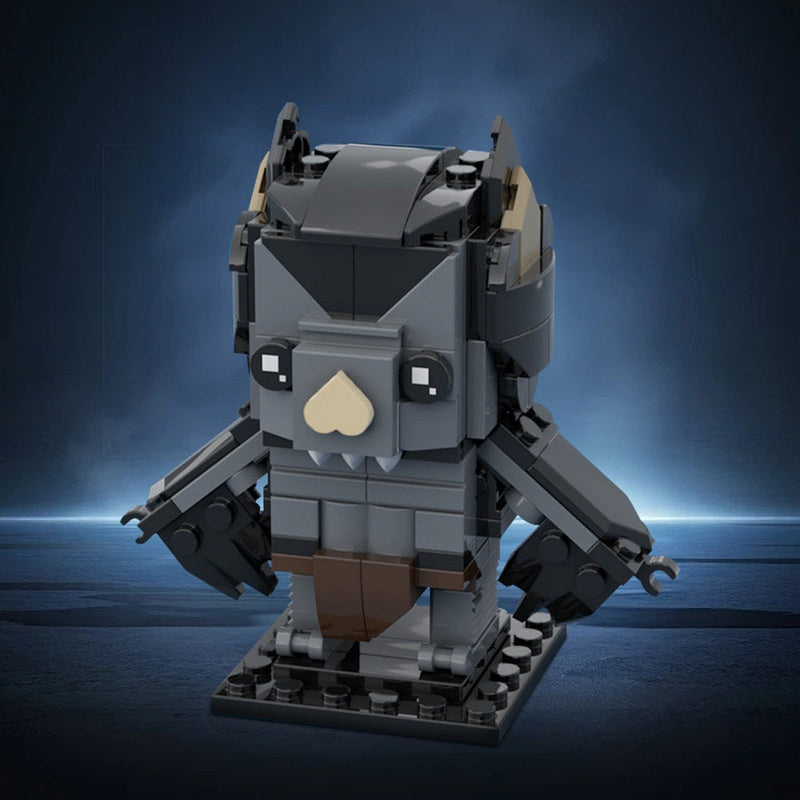 Vampire Bat Cube Character MOC Building Kit | Fantasy Creature Model - 2