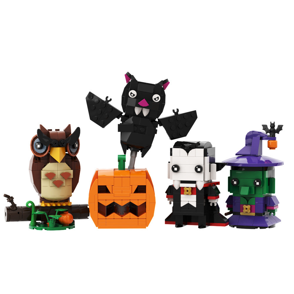vampire brickheadz building set | halloween | lego compatible - 6