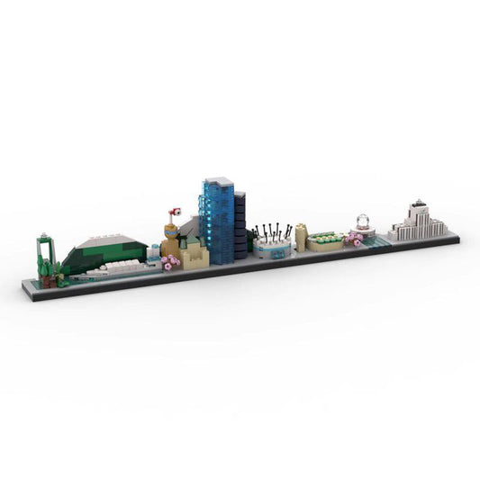 Vancouver Skyline Building Kit | LEGO-Compatible MOC - 1