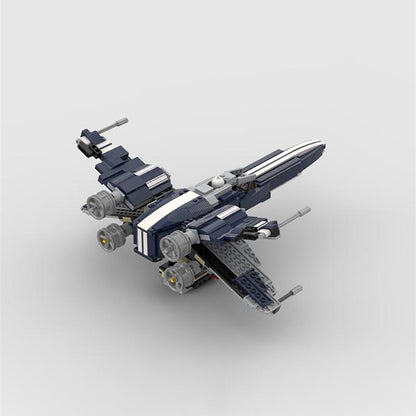 Variable-Wing Twin-Engine Starfighter MOC Building Kit - 3