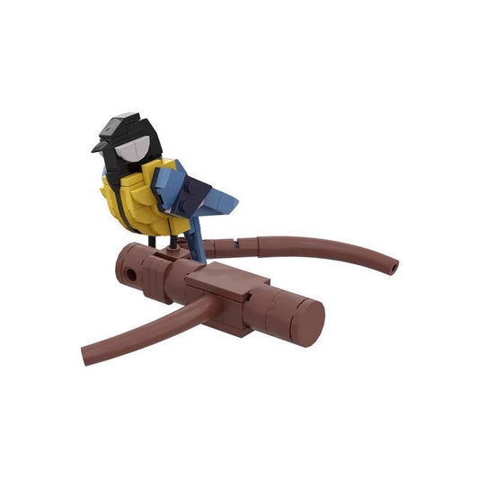 Varied Tit Bird MOC Building Kit - 1