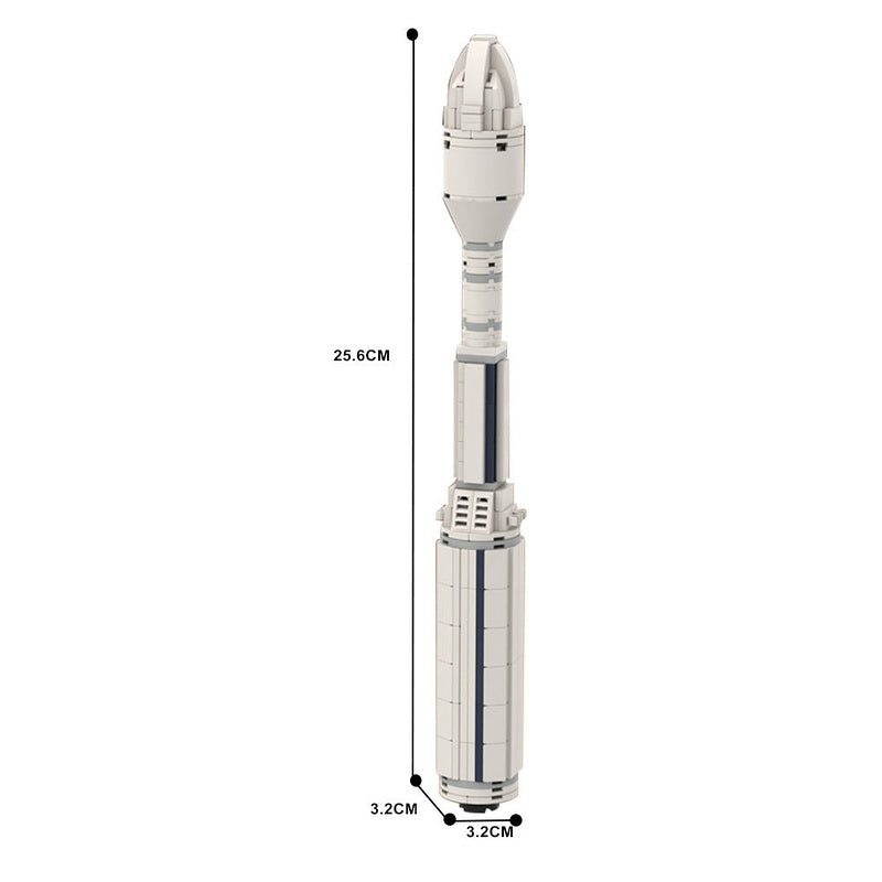 Vega & Vega-C Launcher MOC Building Kit | 1:110 Space Rocket Model - 3