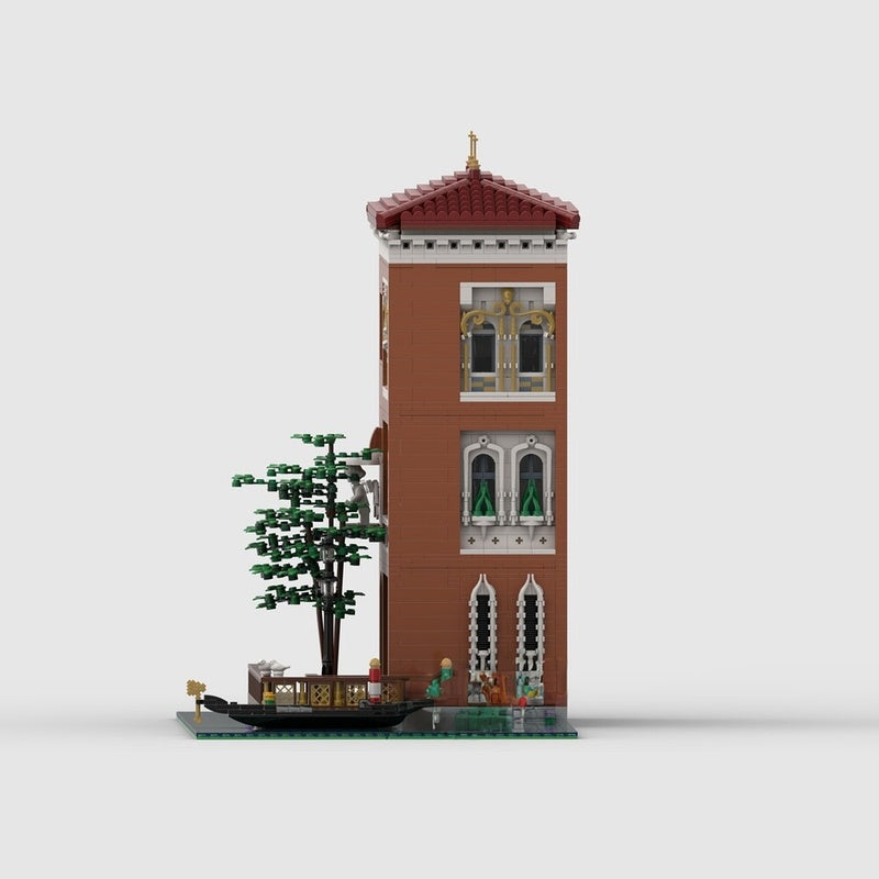 Venetian Canal Art Gallery MOC Building Kit - 5