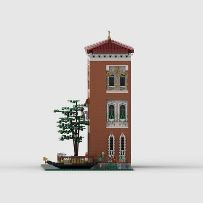 Venetian Canal Art Gallery MOC Building Kit - 5