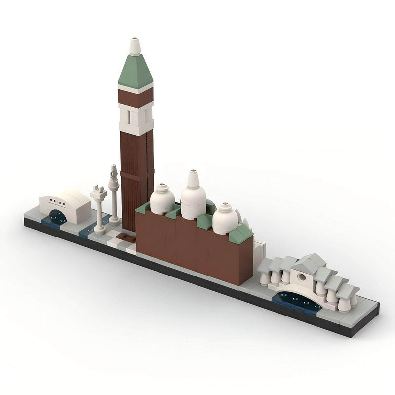 Venice Skyline Building Kit | Italian Landmarks LEGO-Compatible MOC - 1