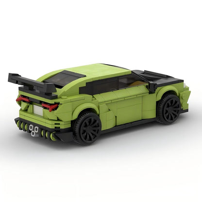 Verde Green Luxury Widebody Hyper SUV Building Kit | LEGO-Compatible MOC - 3