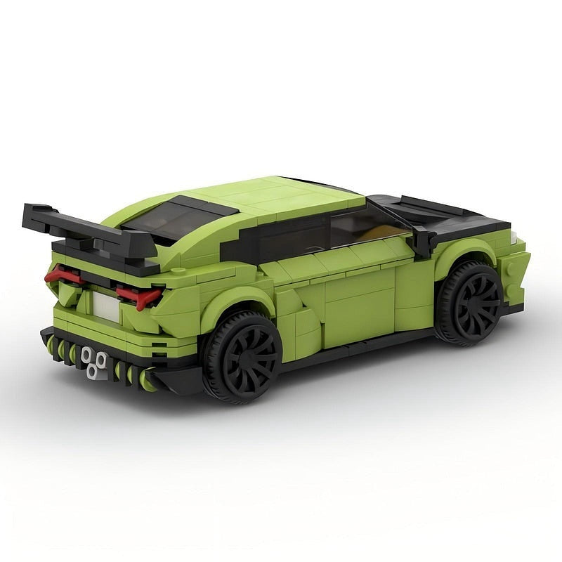 Verde Green Widebody Hyper SUV MOC Vehicle Building Kit | Luxury Model - 3