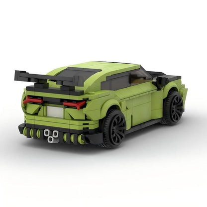 Verde Green Widebody Hyper SUV MOC Vehicle Building Kit | Luxury Model - 4