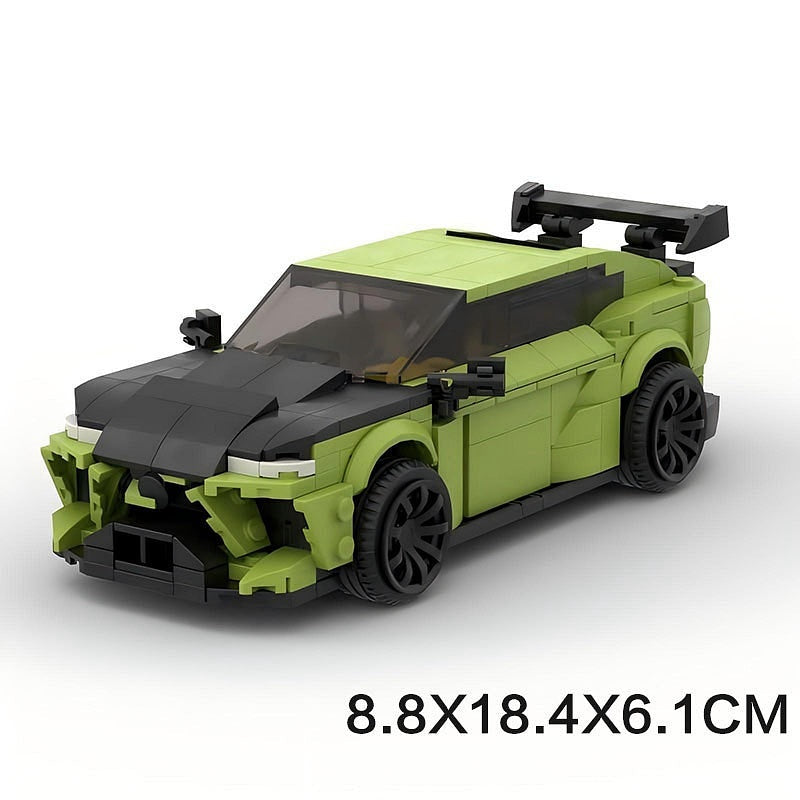 Verde Green Widebody Hyper SUV MOC Vehicle Building Kit | Luxury Model - 6