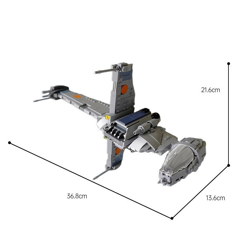 Vertical-Wing Heavy Starfighter MOC Building Kit - 2
