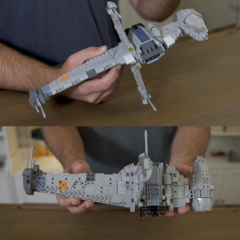 Vertical-Wing Heavy Starfighter MOC Building Kit - 5