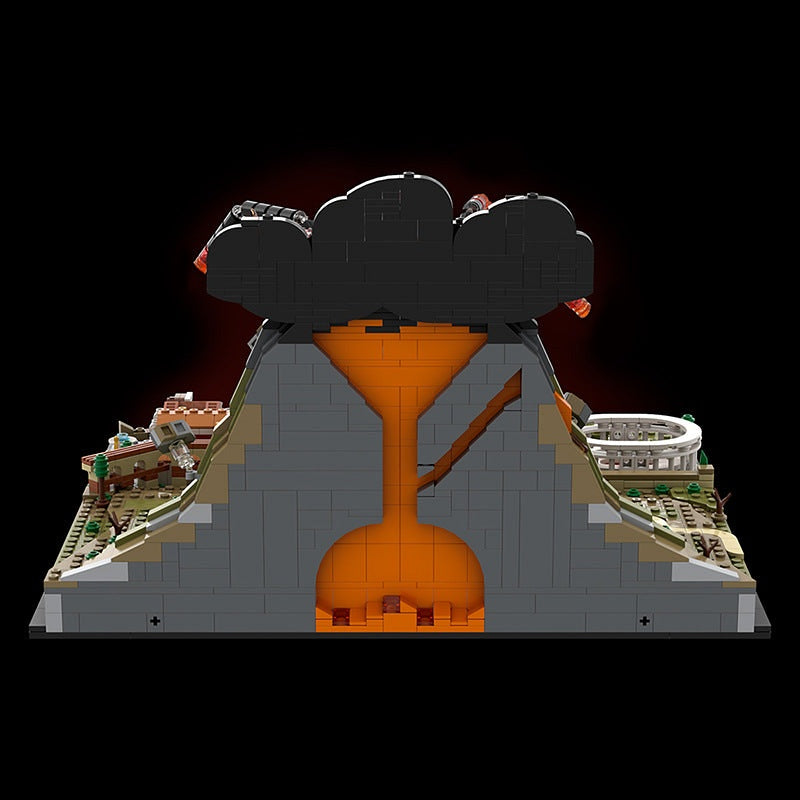 Vesuvius & Pompeii Ancient Civilization MOC Building Kit - 3