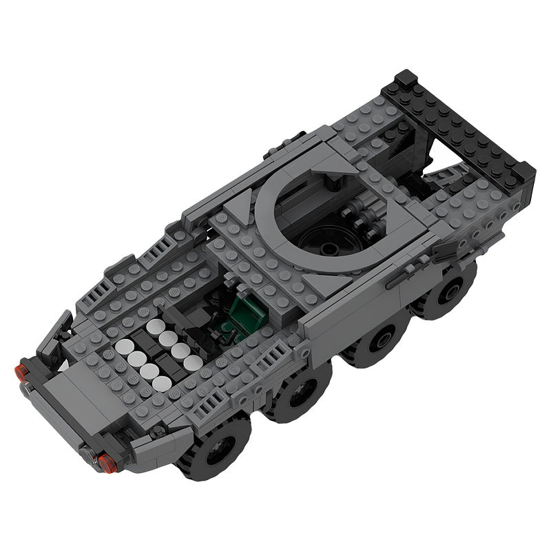 Vextra 105 8x8 Reconnaissance Light Tank MOC Building Kit - 2