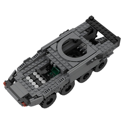 Vextra 105 8x8 Reconnaissance Light Tank MOC Building Kit - 2