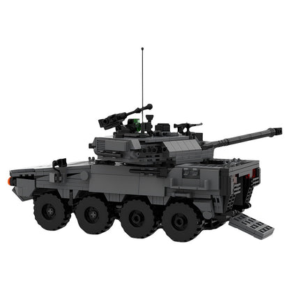 Vextra 105 8x8 Reconnaissance Light Tank MOC Building Kit - 5