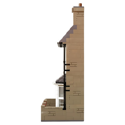 Victorian Terraced House with Bay Window MOC Building Kit - 2