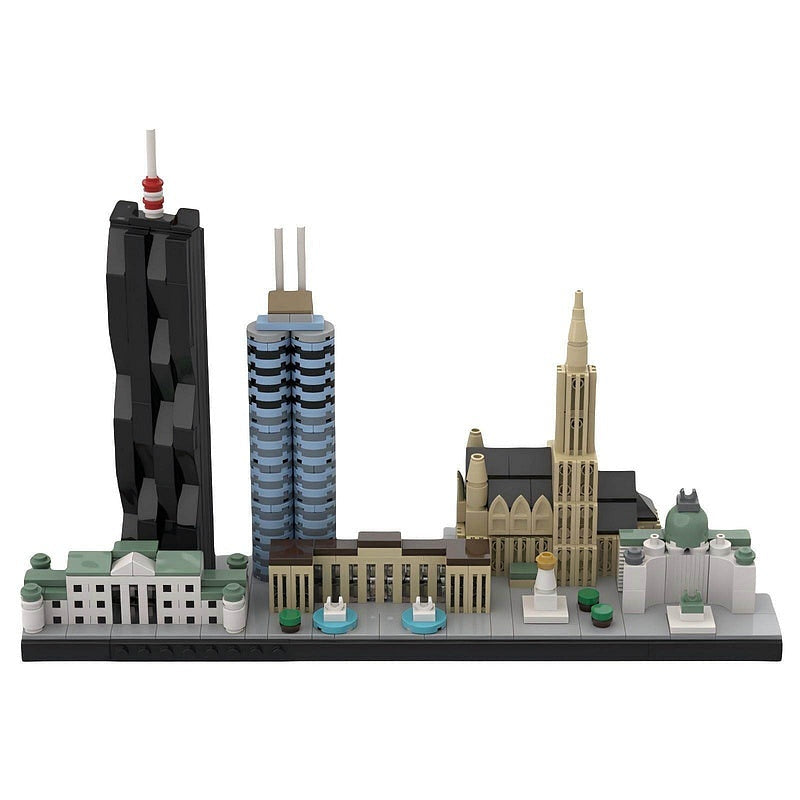 Vienna Skyline MOC Building Kit | Austrian Landmark Architecture Model - 1