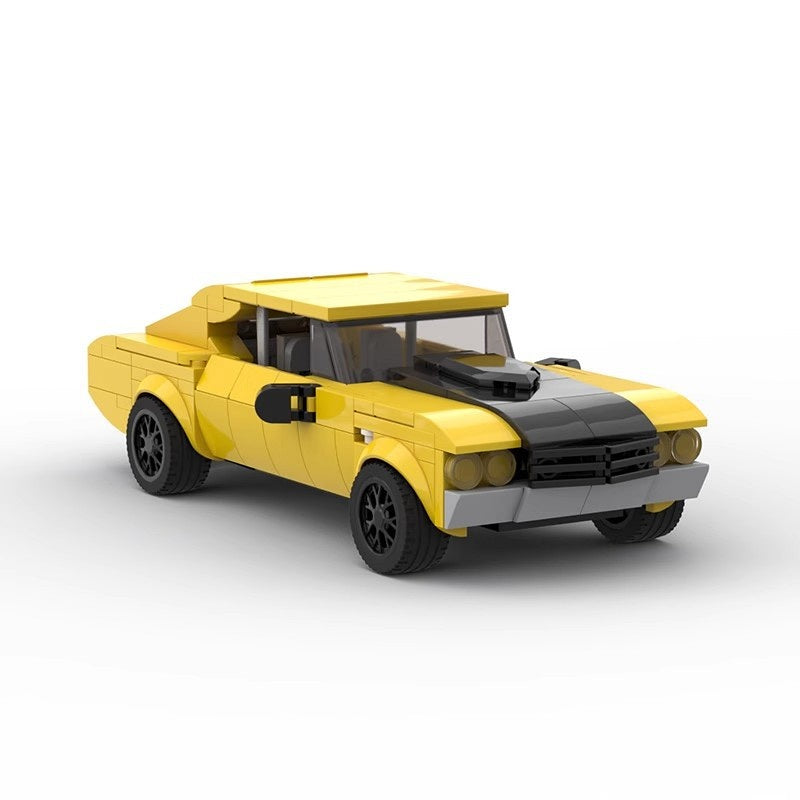 Vigilante Investigator Muscle Car Building Kit | LEGO-Compatible MOC - 1